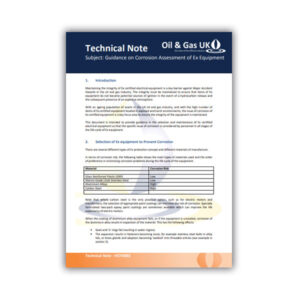 Technical note - Corrosion Assessment of Ex-Equipment