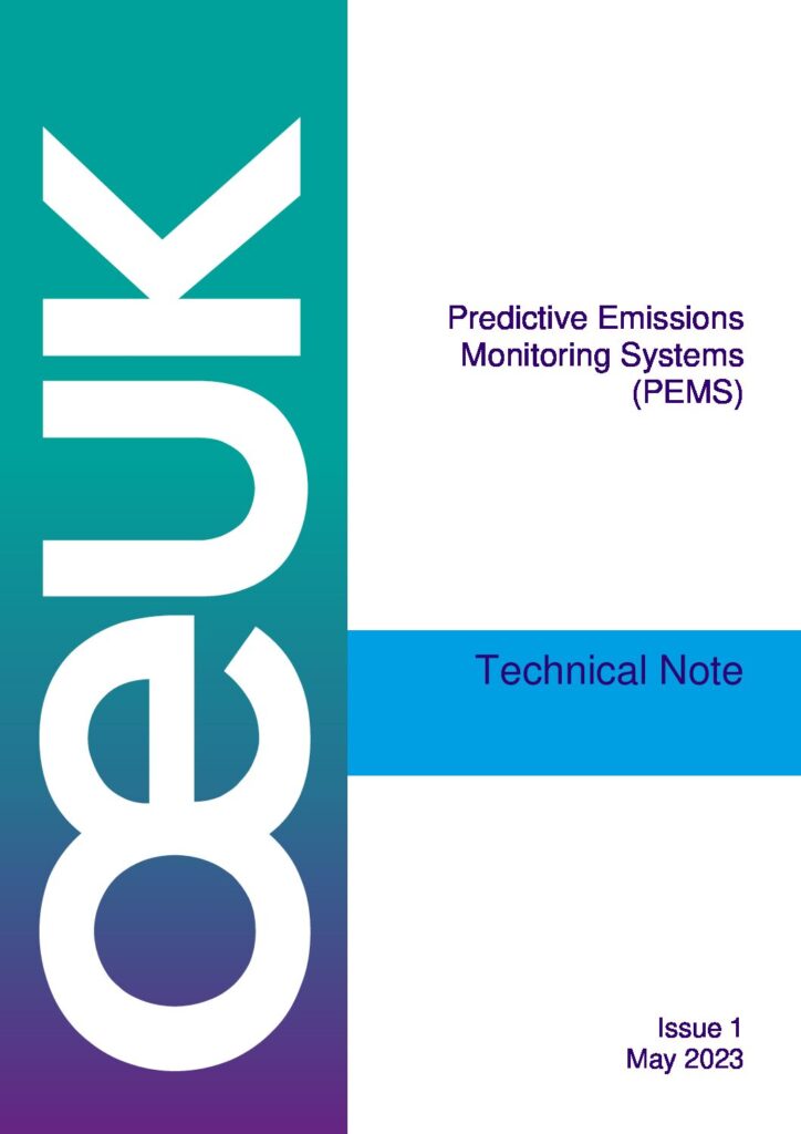 Predictive Emissions Monitoring Systems (PEMS)