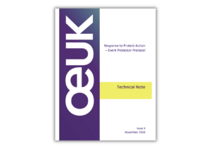 Response to Protest Actions – Event Protestor Protocol, Issue 3